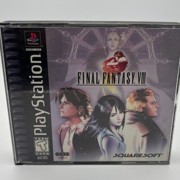 Final Fantasy VIII 8 PS1 Playstation 1 4 Discs - Picture 1 of 6
